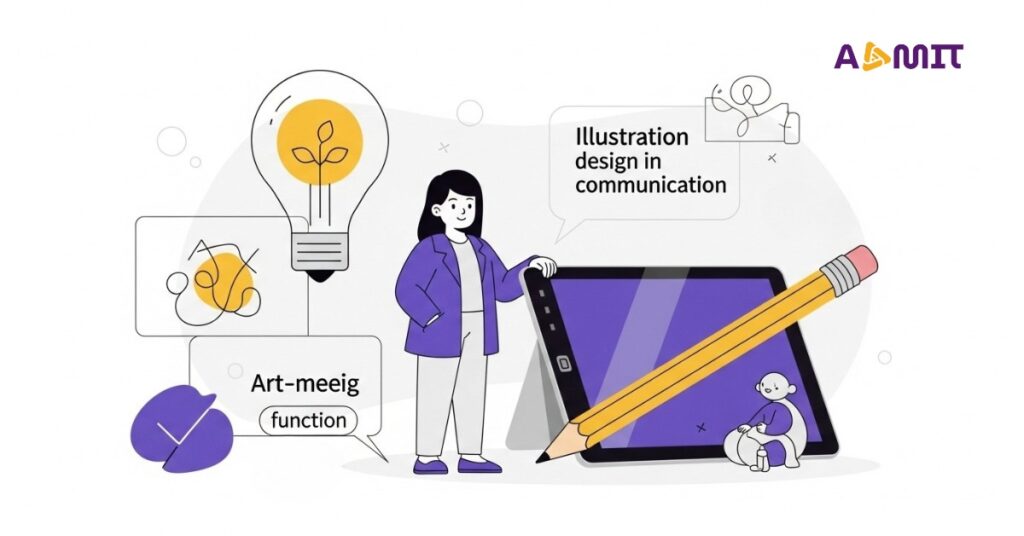 Illustration Design Between Art and Function in the World of Visual Communication