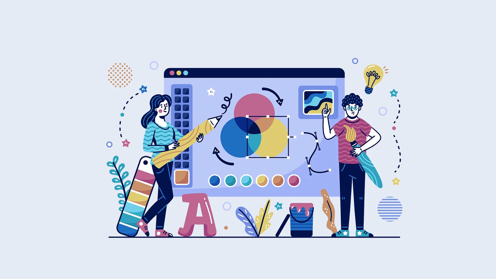 تصميم الرسوم التوضيحية (Illustration Design): بين الفن والوظيفة في عالم التواصل البصري