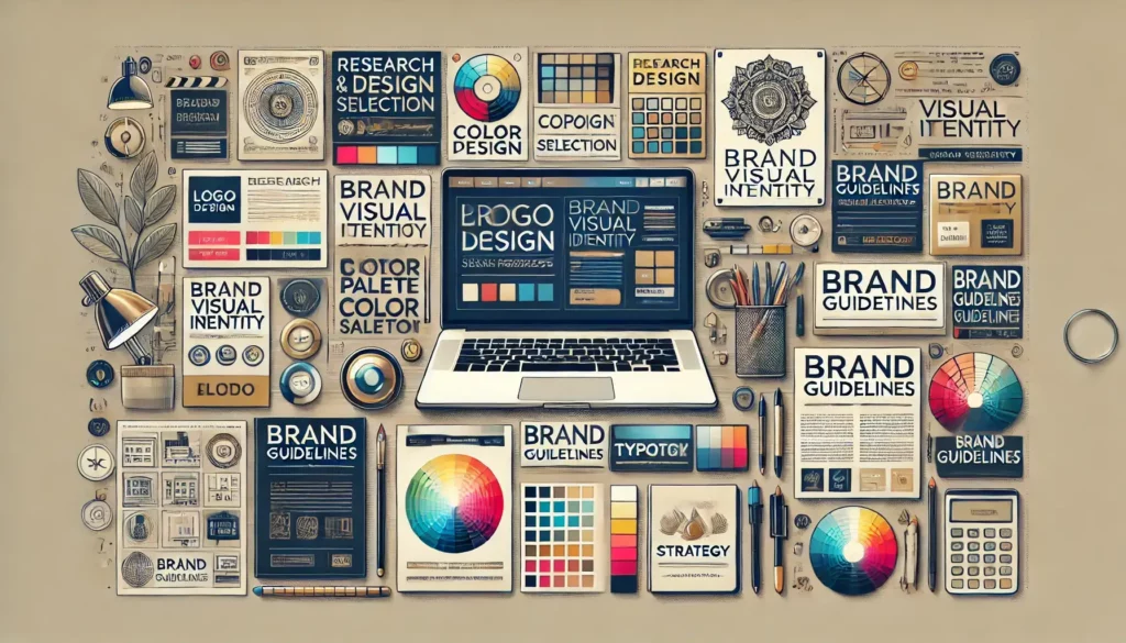 تصميم الهوية البصرية: حجر الأساس في بناء العلامة التجارية