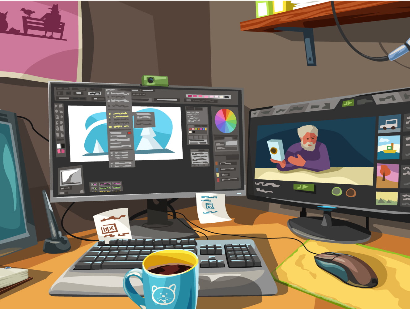 تصميم الموشن جرافيك (Motion Graphics): لغة العصر البصرية التي تجمع بين الفن والتسويق والتكنولوجيا 