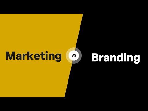 الفرق بين البراندينج والماركتنج: ما الفرق بين بناء العلامة التجارية والتسويق؟